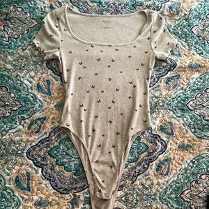 Butterfly grey one piece